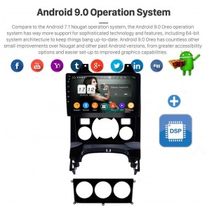 9" Android 9.0 Autoradio Reproductor de DVD Multimedia para Peugeot 3008 (2013-2020)-1