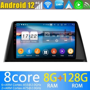 9" Android 13.0 Autoradio Reproductor de DVD Multimedia para Peugeot 308 (2016-2020)-1