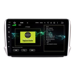 Peugeot 2008 Radio de Coche Android 13.0 con 8GB+128GB Bluetooth Navegación GPS Control Volante DAB USB 4G WiFi OBD2 CarPlay - 10