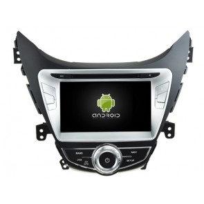 Hyundai Avante Autoradio Android 6.0.1 con Octa-Core 2G RAM Pantalla Táctil Bluetooth Manos Libres DAB+ Navegador GPS Micrófono CD USB MP3 4G Wifi Internet TV OBD2 MirrorLink - Android 6.0.1 Autoradio Reproductor De DVD GPS Navigation para Hyundai Avante 