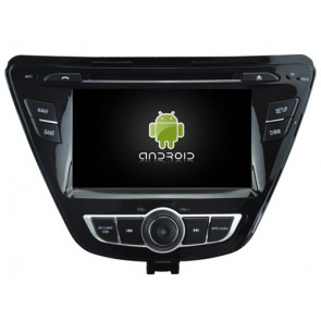 Hyundai Elantra Autoradio Android 6.0.1 con Octa-Core 2G RAM Pantalla Táctil Bluetooth Manos Libres DAB+ Navegador GPS Micrófono CD USB 4G Wifi TV OBD2 MirrorLink - Android 6.0.1 Autoradio Reproductor De DVD GPS Navigation para Hyundai Elantra (2014-2016)