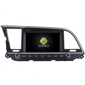 Hyundai Elantra Autoradio Android 6.0.1 con Octa-Core 2G RAM Pantalla Táctil Bluetooth Manos Libres DAB+ Navegador GPS Micrófono CD USB 4G Wifi TV OBD2 MirrorLink - Android 6.0.1 Autoradio Reproductor De DVD GPS Navigation para Hyundai Elantra (De 2016)