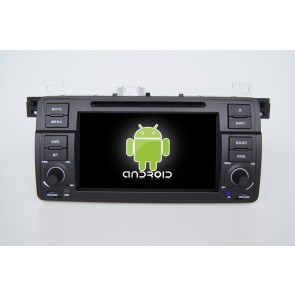 BMW Serie 3 E46 Autoradio Android 6.0 con Pantalla Táctil Bluetooth Manos Libres DAB+ Navegador GPS Micrófono Disco Duro externo CD USB MP3 4G Wifi Internet TV OBD2 MirrorLink - Android 6.0 Autoradio Reproductor De DVD GPS Navigation para BMW Serie 3 E46 