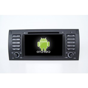 BMW Serie 5 E39 Autoradio Android 6.0 con Pantalla Táctil Bluetooth Manos Libres DAB+ Navegador GPS Micrófono Disco Duro externo CD USB MP3 4G Wifi Internet TV OBD2 MirrorLink - Android 6.0 Autoradio Reproductor De DVD GPS Navigation para BMW Serie 5 E39 