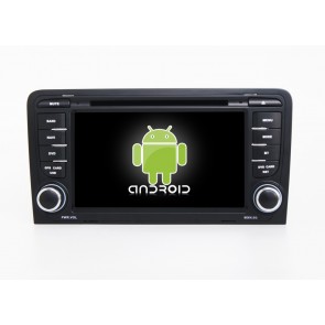 Audi A3 Autoradio Android 6.0 con Pantalla Táctil Bluetooth Manos Libres DAB+ Navegador GPS Micrófono Disco Duro externo CD USB MP3 3G Wifi Internet TV OBD2 MirrorLink - Android 6.0 Autoradio Reproductor De DVD GPS Navigation para Audi A3