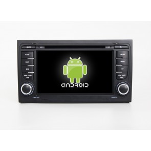 Audi A4 Autoradio Android 6.0 con Pantalla Táctil Bluetooth Manos Libres DAB+ Navegador GPS Micrófono Disco Duro externo CD USB MP3 4G Wifi Internet TV OBD2 MirrorLink - Android 6.0 Autoradio Reproductor De DVD GPS Navigation para Audi A4 (2000-2008)