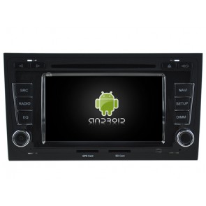 Audi A4 Autoradio Android 6.0.1 con Octa-Core 2G RAM Pantalla Táctil Bluetooth Manos Libres DAB+ Navegador GPS Micrófono CD USB MP3 4G Wifi Internet TV OBD2 MirrorLink - Android 6.0.1 Autoradio Reproductor De DVD GPS Navigation para Audi A4 (2002-2008)