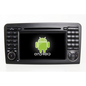 Mercedes ML W164 Autoradio Android 6.0 con Pantalla Táctil Bluetooth Manos Libres DAB+ Navegador GPS Micrófono Disco Duro externo CD USB 4G Wifi TV OBD2 MirrorLink - Android 6.0 Autoradio Reproductor De DVD GPS Navigation para Mercedes ML W164 (2005-2012)