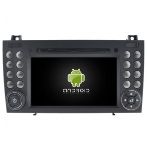 Mercedes SLK W171 Autoradio Android 6.0.1 con Octa-Core 2G RAM Pantalla Táctil Bluetooth Manos Libres DAB+ Navegador GPS Micrófono USB 4G Wifi Internet TV OBD2 MirrorLink - Android 6.0.1 Autoradio Reproductor De DVD GPS Navigation para Mercedes SLK W171