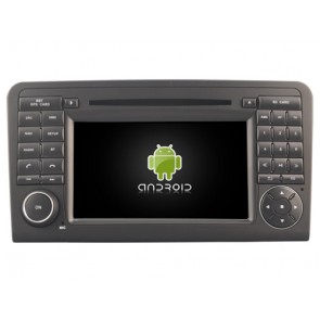 Mercedes ML W164 Autoradio Android 6.0.1 con Octa-Core 2G RAM Pantalla Táctil Bluetooth Manos Libres DAB+ Navegador GPS Micrófono CD USB 4G Wifi Internet TV OBD2 MirrorLink - Android 6.0.1 Autoradio Reproductor De DVD GPS Navigation para Mercedes ML W164