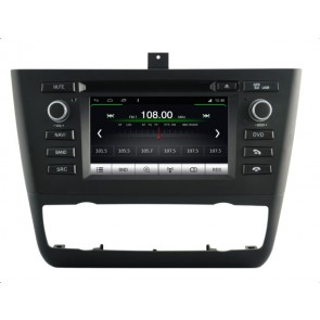 BMW Serie 1 E82 Autoradio S160 Android 4.4 con Pantalla Táctil Bluetooth Manos Libres Navegador GPS DAB+ Micrófono CD SD USB MP3 3G Wifi Internet TV MirrorLink - Radio DVD Navegador GPS Android 4.4.4 S160 Especifico para BMW Serie 1 E82 (2004-2012)