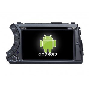 SsangYong Actyon Autoradio Android 6.0 con Pantalla Táctil Bluetooth Manos Libres DAB+ Navegador GPS Micrófono Disco Duro externo CD USB 4G Wifi Internet TV OBD2 MirrorLink - Android 6.0 Autoradio Reproductor De DVD GPS Navigation para SsangYong Actyon