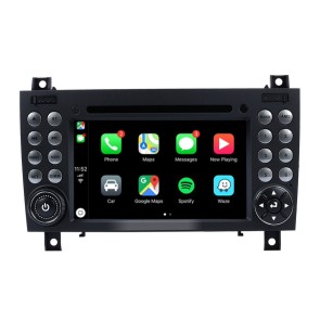 Mercedes SLK W171 Autoradio Android 12.0 con Pantalla Táctil Bluetooth Manos Libres DAB+ Navegador GPS USB 4G Wifi OBD2 CarPlay - Android 12 Autoradio Reproductor De DVD GPS Navigation para Mercedes SLK W171 (2004-2012)