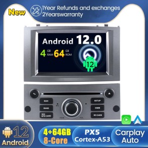 Android 12.0 Autoradio Reproductor De DVD GPS Navigation para Peugeot 407 (2004-2012)-1