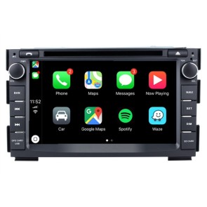 Kia Venga Autoradio Android 12.0 con Pantalla Táctil Bluetooth Manos Libres DAB+ Navegador GPS USB 4G Wifi OBD2 CarPlay - Android 12.0 Autoradio Reproductor De DVD GPS Navigation para Kia Venga (De 2010)