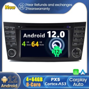 Android 12 Autoradio Reproductor De DVD GPS Navigation para Mercedes Clase E W211 (2002-2009)-1