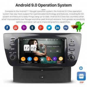 6.2" Android 9.0 Autoradio Reproductor de DVD Multimedia para Fiat Doblò (2010-2015)-1