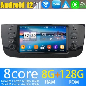 6.2" Android 13.0 Autoradio Reproductor de DVD Multimedia para Fiat Punto Evo (De 2009)-1