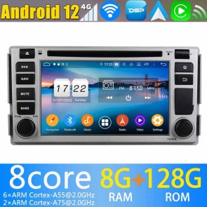 6.2" Android 13.0 Autoradio Reproductor de DVD Multimedia para Hyundai Santa Fe (De 2006)-1