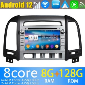 7" Android 13.0 Autoradio Reproductor de DVD Multimedia para Hyundai Santa Fe (2006-2012)-1
