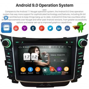 7" Android 9.0 Autoradio Reproductor de DVD Multimedia para Hyundai i30 (2011-2017)-1