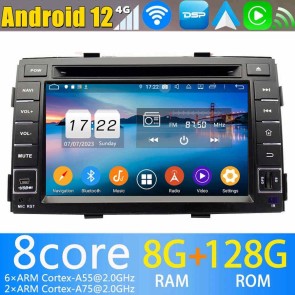 7" Android 13.0 Autoradio Reproductor de DVD Multimedia para Kia Sorento (2009-2012)-1