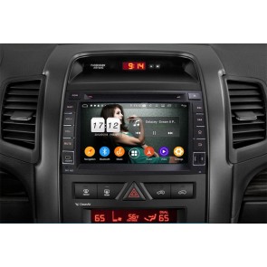Kia Sorento Radio de Coche Android 9.0 con 8-Core 4GB+32GB Bluetooth Navegación GPS Control Volante Micrófono DAB CD SD USB 4G WiFi TV AUX OBD2 MirrorLink CarPlay - 7