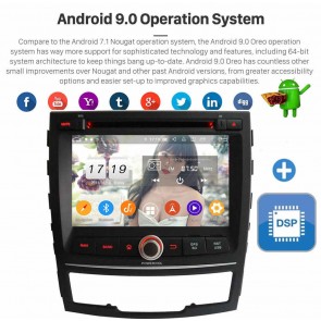 7" Android 9.0 Autoradio Reproductor de DVD Multimedia para SsangYong Korando (2010-2013)-1