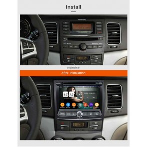SsangYong Korando Radio de Coche Android 9.0 con 8-Core 4GB+32GB Bluetooth Navegación GPS Control Volante Micrófono DAB SD USB 4G WiFi AUX OBD2 MirrorLink CarPlay - 7