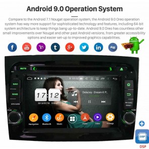 Android 9.0 Autoradio Reproductor de DVD Multimedia para Fiat Doblò (De 2015)-1