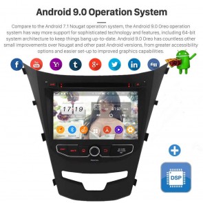 7" Android 9.0 Autoradio Reproductor de DVD Multimedia para SsangYong Korando (2014-2019)-1