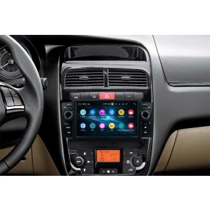 Fiat Grande Punto Radio de Coche Android 9.0 con 8-Core 4GB+32GB Bluetooth Navegación GPS Control Volante Micrófono DAB CD SD USB 4G WiFi TV OBD2 MirrorLink CarPlay - 7