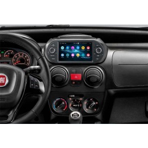 Fiat Fiorino Radio de Coche Android 9.0 con 8-Core 4GB+32GB Bluetooth Navegación GPS Control Volante Micrófono DAB CD SD USB 4G WiFi TV AUX OBD2 MirrorLink CarPlay - 7