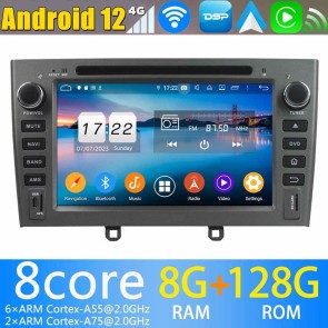7" Android 13.0 Autoradio Reproductor de DVD Multimedia para Peugeot RCZ (2009-2015)-1