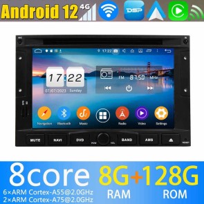 7" Android 13.0 Autoradio Reproductor de DVD Multimedia para Peugeot Partner (De 2008)-1
