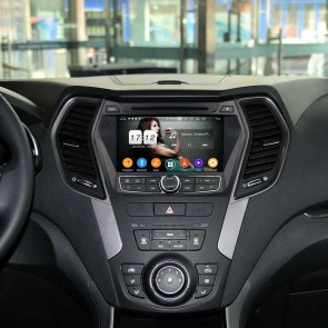 Hyundai Santa Fe Radio de Coche Android 9.0 con 8-Core 4GB+32GB Bluetooth Navegación GPS Control Volante Micrófono DAB CD SD USB 4G WiFi TV OBD2 MirrorLink CarPlay - 8