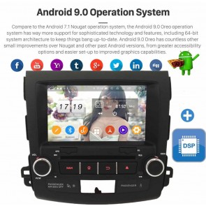 8" Android 9.0 Autoradio Reproductor de DVD Multimedia para Peugeot 4007 (De 2007)-1