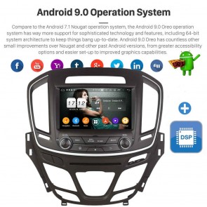 8" Android 9.0 Autoradio Reproductor de DVD Multimedia para Opel Insignia (De 2014)-1