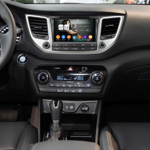 Hyundai Tucson Radio de Coche Android 9.0 con 8-Core 4GB+32GB Bluetooth Navegación GPS Control Volante Micrófono DAB CD SD USB 4G WiFi TV AUX OBD2 MirrorLink CarPlay - 8