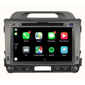 Kia Sportage Radio de Coche Android 13.0 con 8GB+128GB Bluetooth Navegación GPS Control Volante DAB USB 4G WiFi OBD2 CarPlay - 8