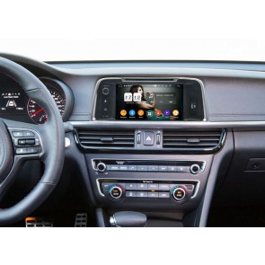 Kia Optima Radio de Coche Android 9.0 con 8-Core 4GB+32GB Bluetooth Navegación GPS Control Volante Micrófono DAB CD SD USB 4G WiFi TV AUX OBD2 MirrorLink CarPlay - 8