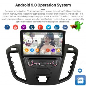8" Android 9.0 Autoradio Reproductor de DVD Multimedia para Ford Transit Custom (De 2013)-1
