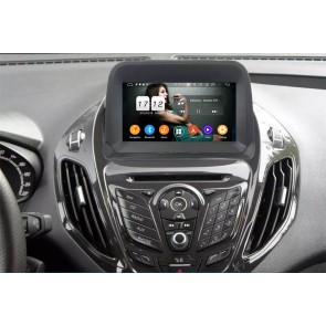Ford Transit Courier Radio de Coche Android 9.0 con 8-Core 4GB+32GB Bluetooth Navegación GPS Control Volante Micrófono DAB CD SD USB 4G WiFi TV AUX OBD2 MirrorLink CarPlay - 8