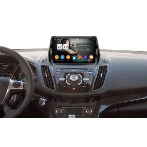 Ford Kuga Radio de Coche Android 9.0 con 8-Core 4GB+32GB Bluetooth Navegación GPS Control Volante Micrófono DAB CD SD USB 4G WiFi TV AUX OBD2 MirrorLink CarPlay - 8
