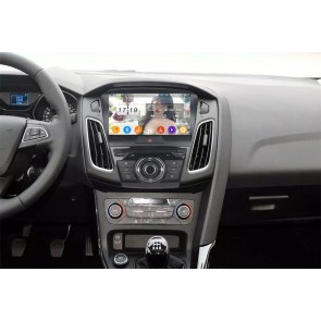 Ford Focus Radio de Coche Android 9.0 con 8-Core 4GB+32GB Bluetooth Navegación GPS Control Volante Micrófono DAB CD SD USB 4G WiFi TV AUX OBD2 MirrorLink CarPlay - 9