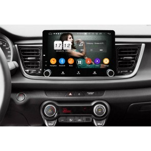 Kia Rio Radio de Coche Android 9.0 con 8-Core 4GB+32GB Bluetooth Navegación GPS Control Volante Micrófono DAB CD SD USB 4G WiFi TV AUX OBD2 MirrorLink CarPlay - 9