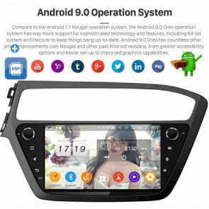 9" Android 9.0 Autoradio Reproductor de DVD Multimedia para Hyundai i20 (2018-2020)-1