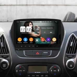 Hyundai ix35 Radio de Coche Android 9.0 con 8-Core 4GB+32GB Bluetooth Navegación GPS Control Volante Micrófono DAB CD SD USB 4G WiFi TV AUX OBD2 MirrorLink CarPlay - 9