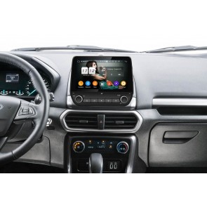 Ford Fiesta Radio de Coche Android 9.0 con 8-Core 4GB+32GB Bluetooth Navegación GPS Control Volante Micrófono DAB CD SD USB 4G WiFi TV AUX OBD2 MirrorLink CarPlay - 9