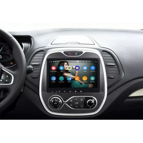 Renault Captur Radio de Coche Android 9.0 con 8-Core 4GB+32GB Bluetooth Navegación GPS Control Volante Micrófono DAB CD SD USB 4G WiFi TV AUX OBD2 MirrorLink CarPlay - 9